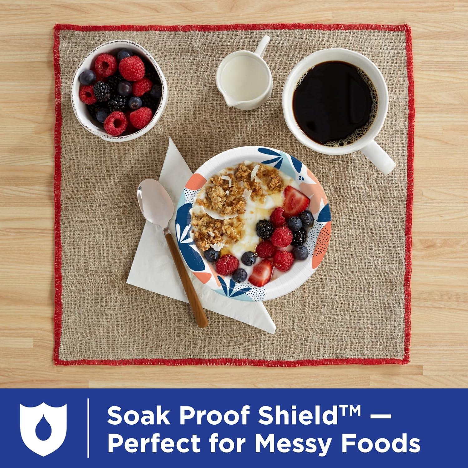imageDixie Small Paper Bowls 10 Oz 72 Count MicrowaveSafe SoakProof Disposable Bowls Great For Snacks Dessert And Light Lunch Meals72 Count Pack of 2