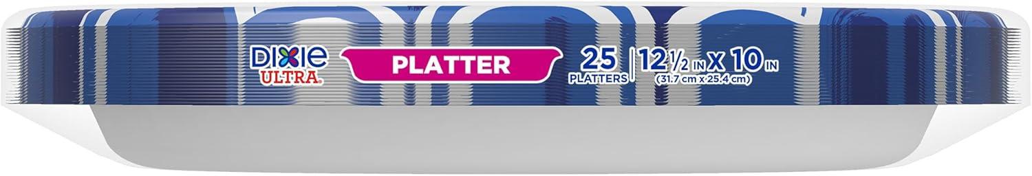 imageDixie Ultra Disposable Paper Platters 10 x 125 25 Count Durable Sturdy Design