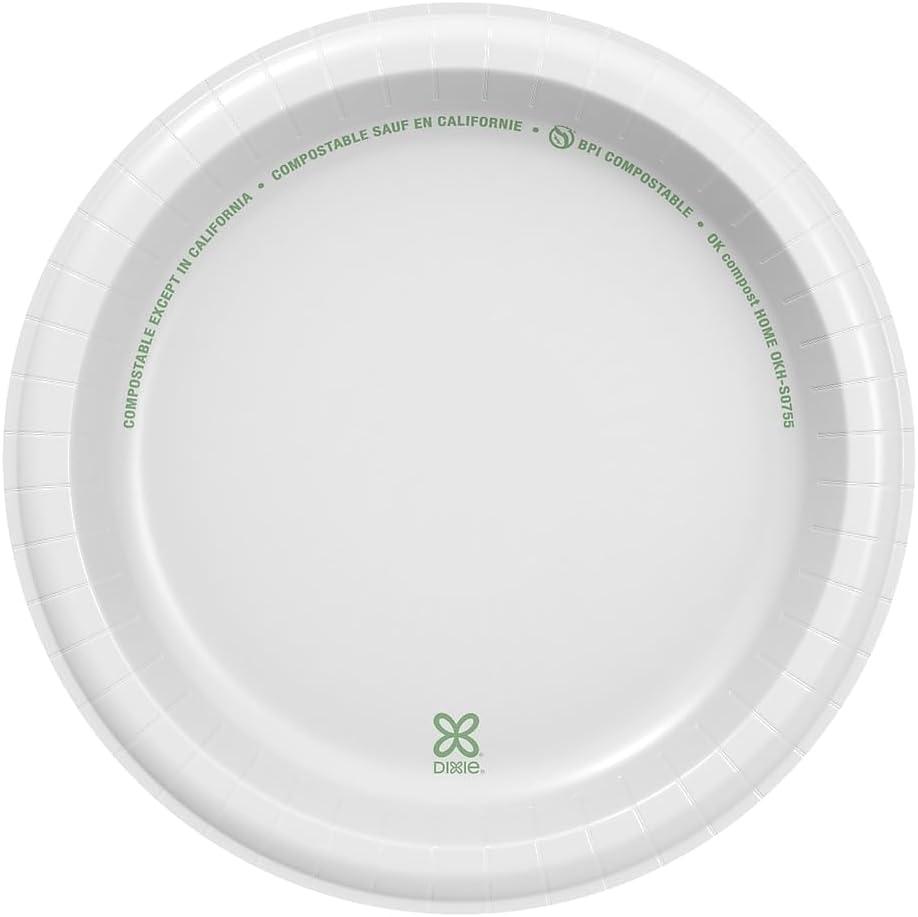 imageDixie Basic 85 Paper Plates White 125 Pack