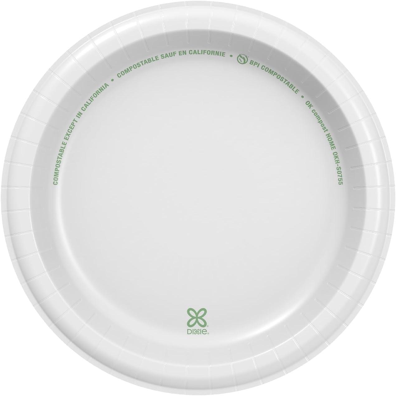 imageDixie Basic 85 Paper Plates White 125 Pack