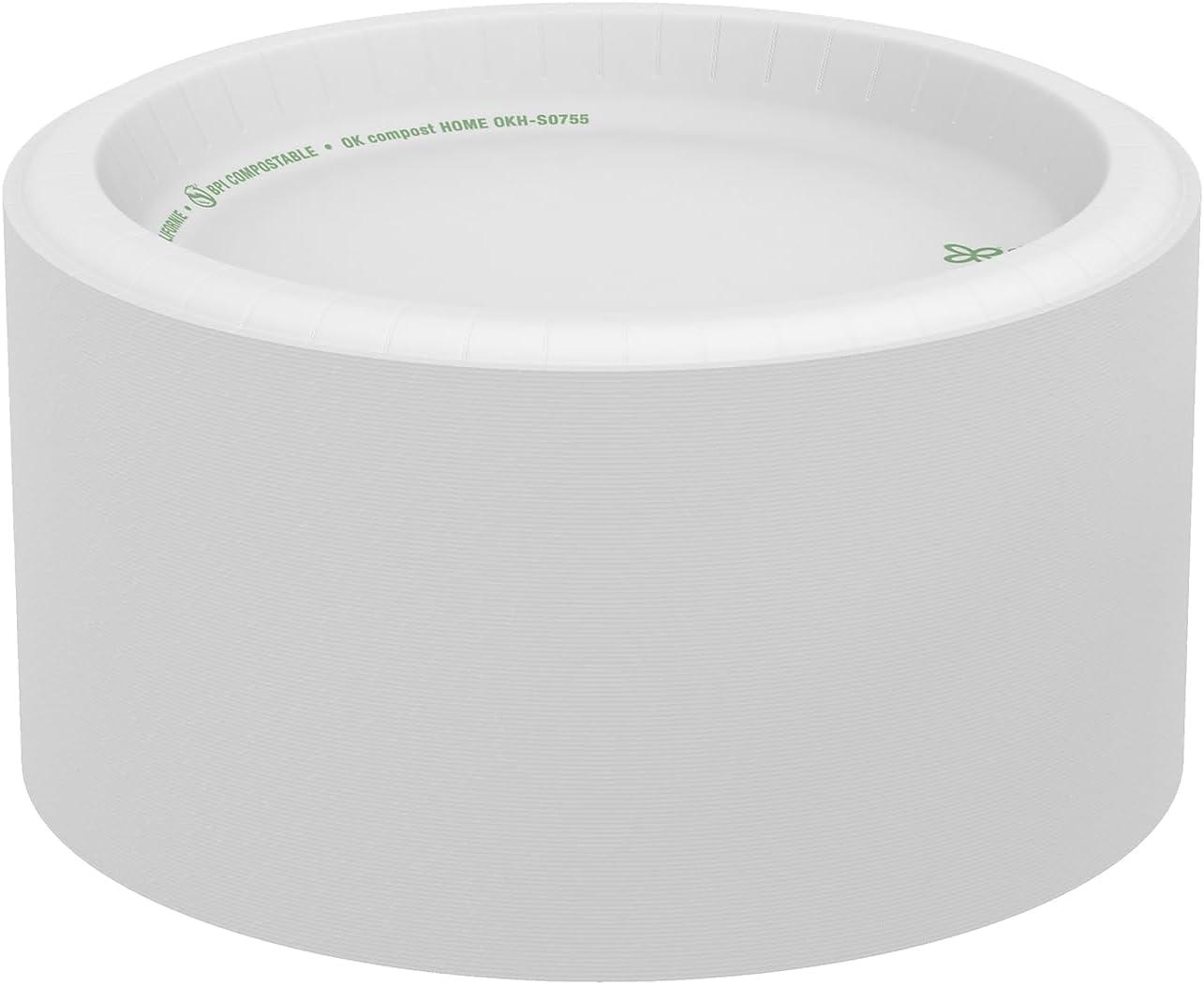 imageDixie Basic 85 Paper Plates White 125 Pack