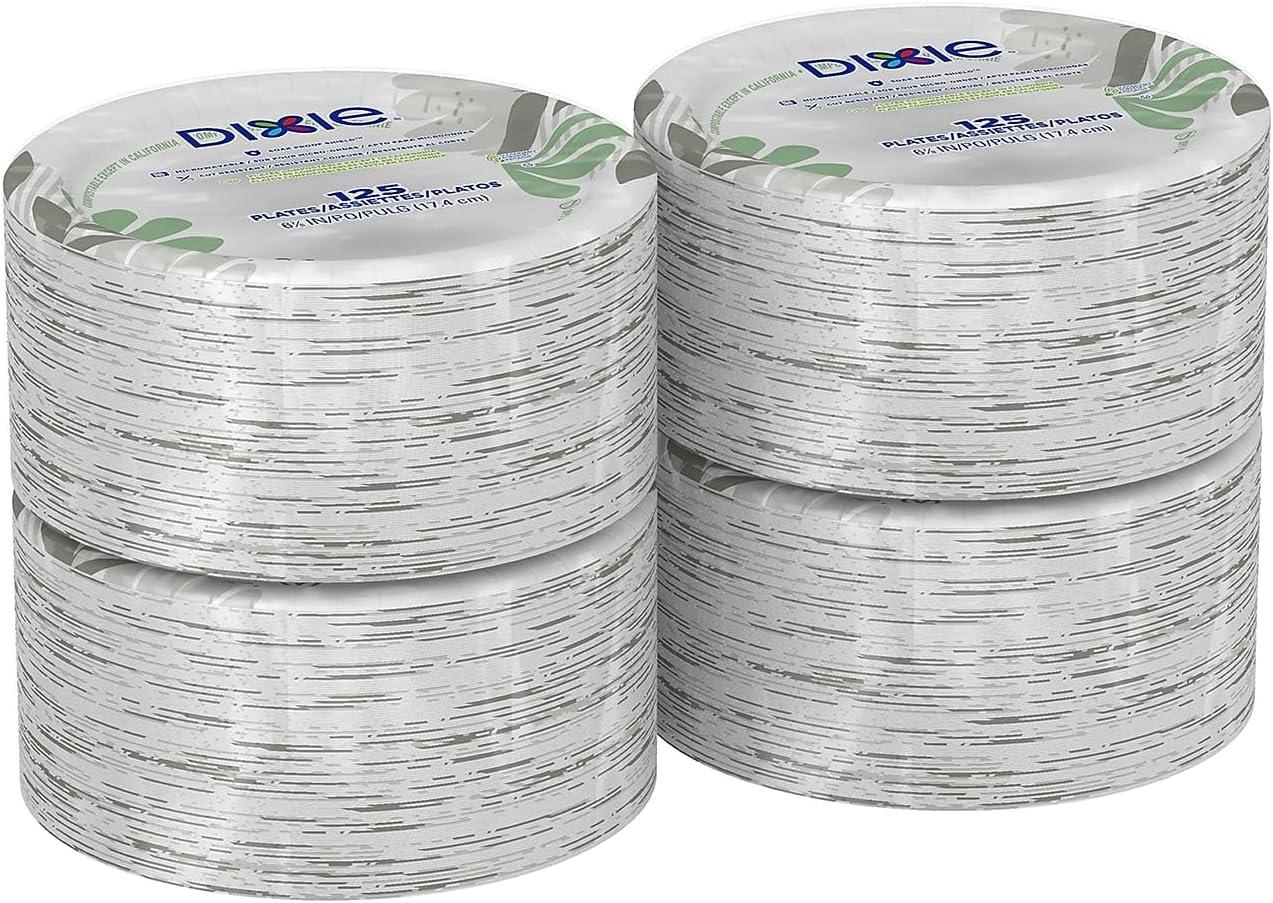 imageDixie Pathways MediumWeight Paper Plates 6 78inch 500Carton UX7WS