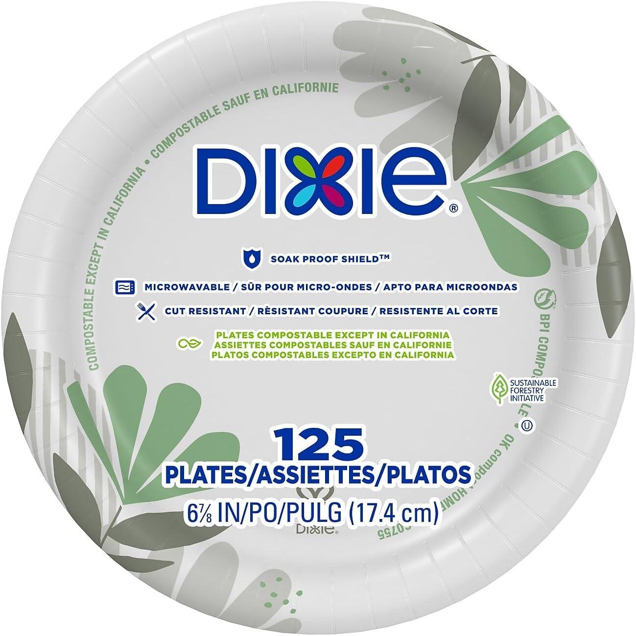 imageDixie Pathways MediumWeight Paper Plates 6 78inch 500Carton UX7WS