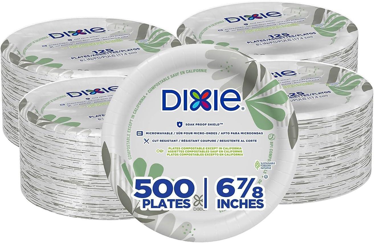 imageDixie Pathways MediumWeight Paper Plates 6 78inch 500Carton UX7WS