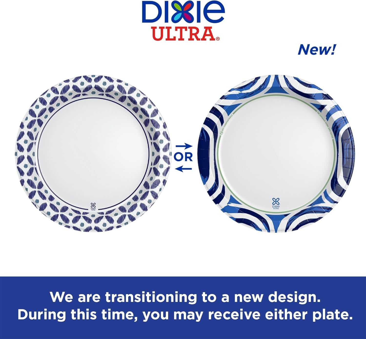 image:imageDixie Ultra Small Paper Plates 6 78 Inch 44 Count 3X Stronger Heavy Duty MicrowaveSafe SoakProof Cut Resistant Disposable Plates For Heavy Messy Meals10 Inch